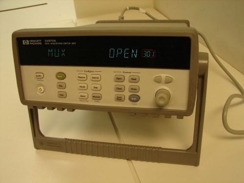 Agilent/HP 34970A Data Acquisition,switch unit with 34901A 20CH Multiplexer