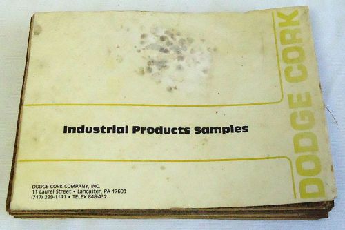 vintage Dodge Cork Company INDUSTRIAL PRODUCTS SAMPLES book