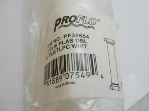 ProFlo PF39604 Extension Tube Double  PVC Pipe, 1-1/2&#034; x 16&#034; Length x 44 New