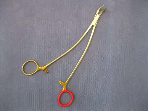 T/C STRATTE NEEDLE HOLDER 8&#034; - CURVED