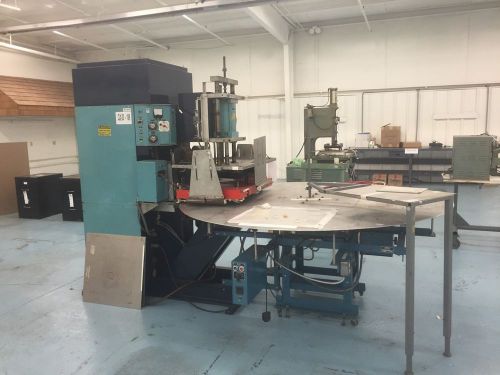 Solidyne F10-25 Heat Sealer Press Thermex Thermatron Rotary Table Production