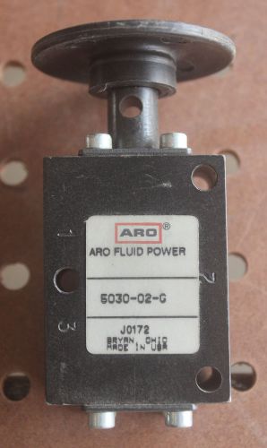 Aro 5030-02-g manual air control valve for sale