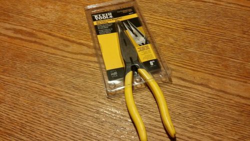 Klein Tools D203-8N Heavy-Duty Long-Nose Side-Cutting Stripping Pliers 8&#034;