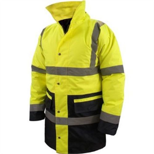 Silverline 633984 Hi-vis Jacket Class 3 M 92-100cm 36-39&#034; Safety Workwear