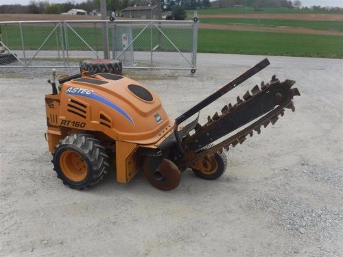 Astec rt160 walk behind trencher,raptor earth pro series, 4&#039; bar, 388 hrs! for sale