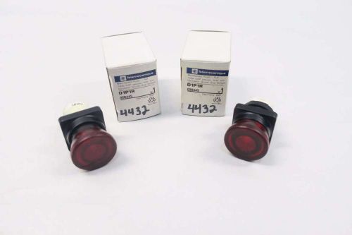 LOT 2 NEW TELEMECANIQUE D1P1R 026445 RED MAINTAINED PUSH PULL BUTTON D528229