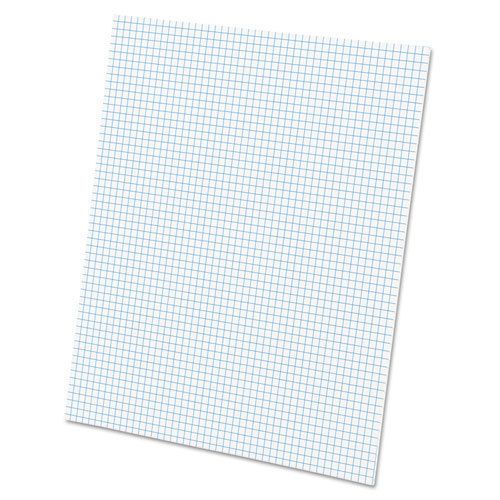 20lb Quadrille Pad w/5 Squares/Inch, Letter, White, 1 50-Sheet Pad