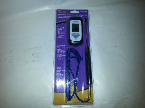 Taylor Thermocouple Thermometer with K-Type Probe 9821-PB