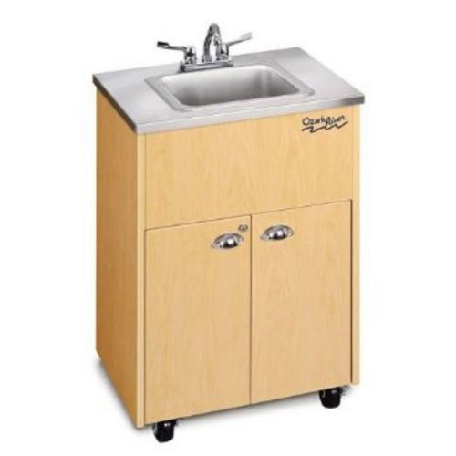 Ozark river silver premier 1d series maple portable sink - adstm-ss-ss1dn for sale