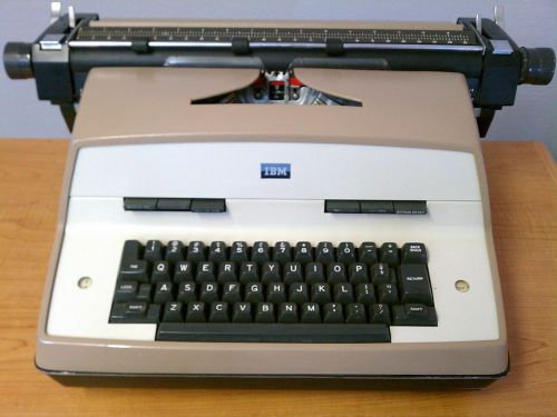 Vintage IBM Electric Typewriter Model D Wide Carriage (Computer Keyboard Layout)