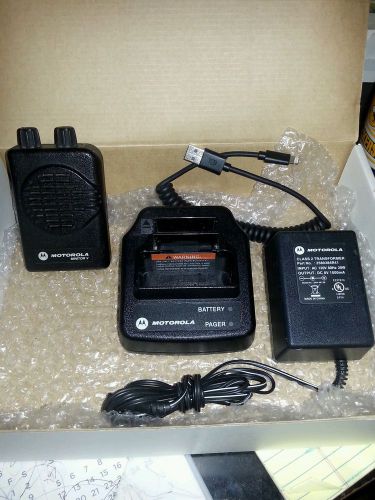 Motorola Minitor V CB Pager Beeper Radio Charger Fire Rescue EUC CHEAP