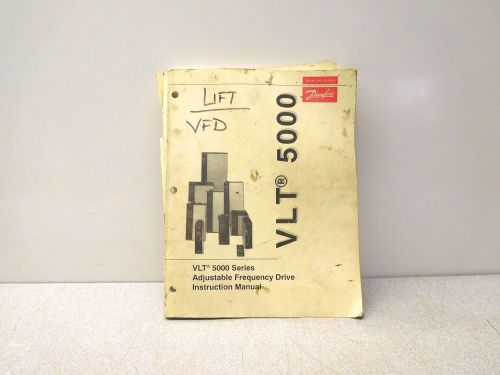 Mo-1879, danfoss vlt 5000 series adjustable frequency drive instruction manual for sale