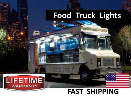 Greek food cart, truck, trailer led lighting kits - light your stainless fryers for sale