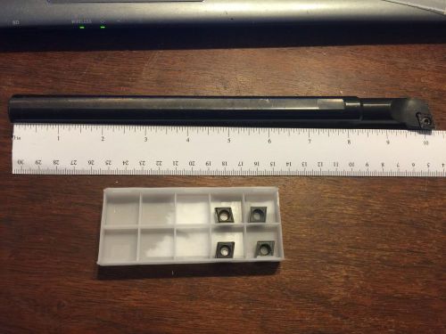 Dorian 3/4&#034; S12S-SCLCL-3 Boring Bar w/ 5 Inserts