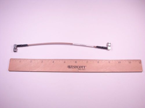 M17/113-RG316 Cable 6.5&#034; Amphenol SM-A 90 DEG Male to SM-A 90 DEG Male M39012
