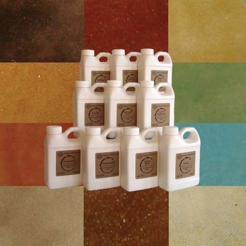 Concrete acid stain sample pack - 16 oz bottles for sale