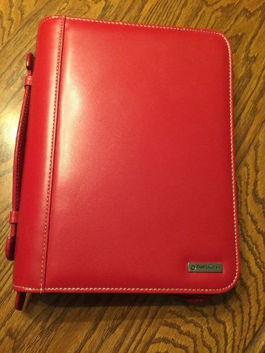 Franklin Covey Classic Red Simulated Leather