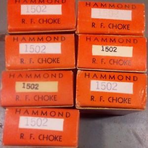 7 Hammond 1502 RF Choke NOS