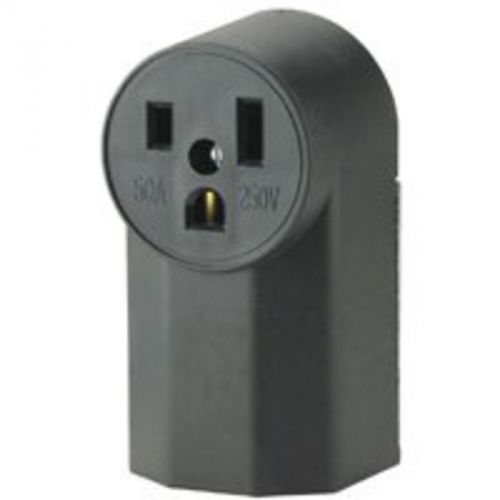 Receptacle Pwr 250V 50A Surf Cooper Wiring Receptacle Combos 1252 Black