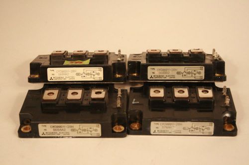 LOT OF 4  MITSUBISHI IGBT MODULES, TYPE - CM300DY-28H, MADE IN JAPAN