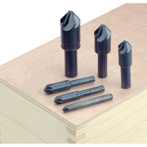 M.a.ford 6 flute countersink sets 1/4&#034;, 3/8&#034;, 1/2&#034;, 5/8&#034;, 3/4&#034;&amp;1&#034; angle: 90° for sale