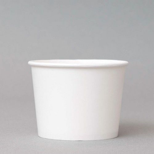 16  oz. white paper cups for yogurt, ice cream etc. 800 pieces