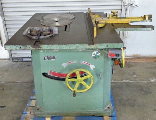 Northfield No. 4 Table Saw 14&#034; 16&#034; 18&#034; 5 HP 3 Phase  Oliver Tannewitz