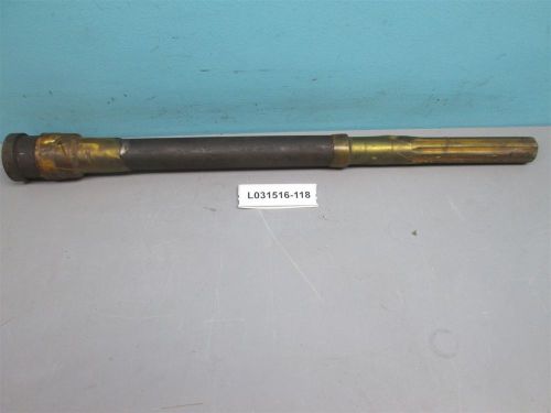 Tap Spindle 1.107&#034; Spline to 1.250&#034; Straight Shank 24&#034; Long