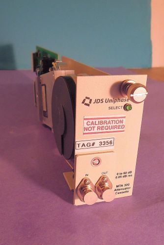 JDS JDSU MTA 300 MTAS7 + 1001FP1 Optical Attenuator Cassette