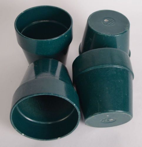 *LOT* (4) Bon Chef Green Serving Crocks / Containers