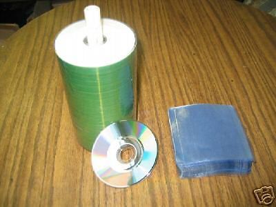 100 prodisc 3&#034; mini cd-r ,white inkjet hub printable for sale