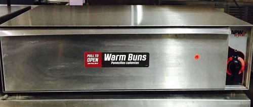 Apw wyott heated bun concession warmer with drawer for sale