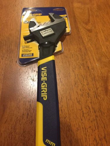 Irwin Vise Grip 12&#034; METRIC Quick Adjusting Wrench 38MM Opening 2078611