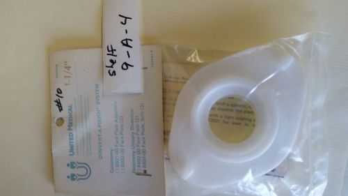 United Medical 1-1/4&#034; Convert-A-Pouch 8404-00 Face Plate