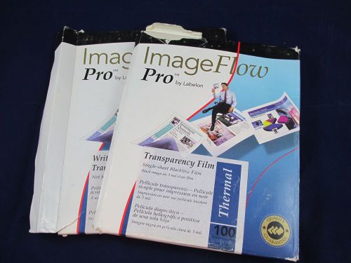 ImageFlow Image Flow Pro by Labelon Transparency Film Thermal - Lot of 2 boxes