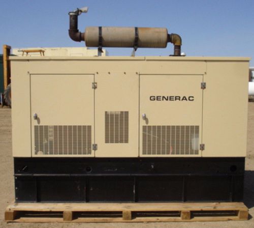 50kw generac / hino diesel generator / genset - 215 hours - load bank tested for sale