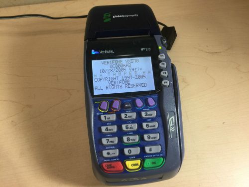 VeriFone Vx570 Omni 5750 Credit Card Terminal Machine~FREE SHIP!