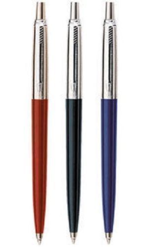 Parker Jotter Standard CT Ball Pen New Set of 3 Pens (1 Blue + 1 Black + 1 Red)