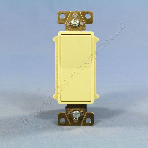 P&amp;s ivory commercial 4-way decorator rocker light switch 15a bulk 2604-i for sale