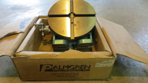 Palmgren Rotary Indexing Table, 5/8&#034; T-Slots, 10&#034; x 3-7/8&#034;, 34105 Never used