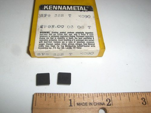 KENNAMETAL SPG-322-T CERAMIC INSERTS  (10 PCS)