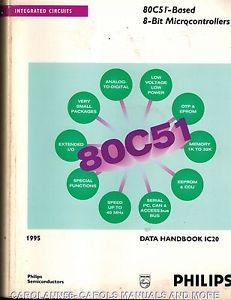 PHILIPS Data Book 1995 80C51 Based 8-Bit Microcontrollers #IC20
