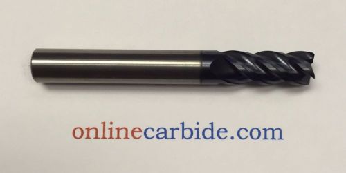 5/16&#034; 4 flute variable helix carbide end mill - tialn coated  -  brand new for sale