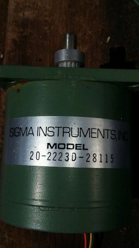 Sigma Instruments Synchronous Motor 20-2223D-28115