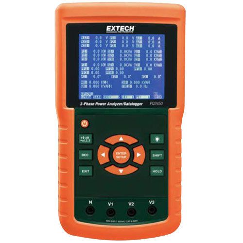 Extech pq3450 3-phase power analyzer/datalogger for sale