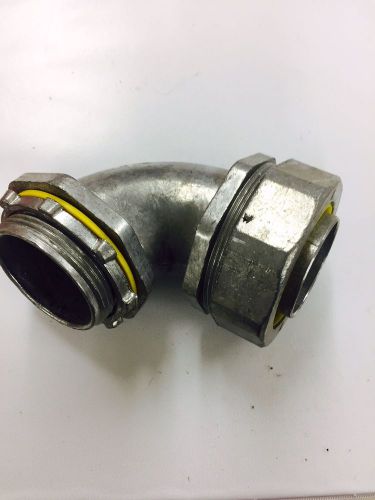 Ideal  1 1/2&#034; liquid tight flexible metal connector 90 degree angle for sale