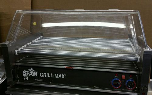 Star 50 Hot Dog Roller Grill with Sneeze Guard &amp; Bun Warmer! Tested Great shape!