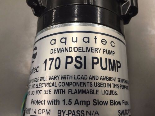 Carpet cleaning - aquatec 170 psi extractor pump for sale