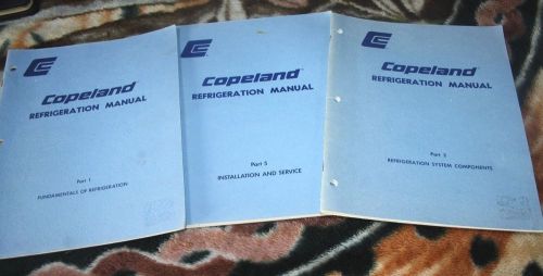 Copeland Refrigeration Manuals System Components Installation Service