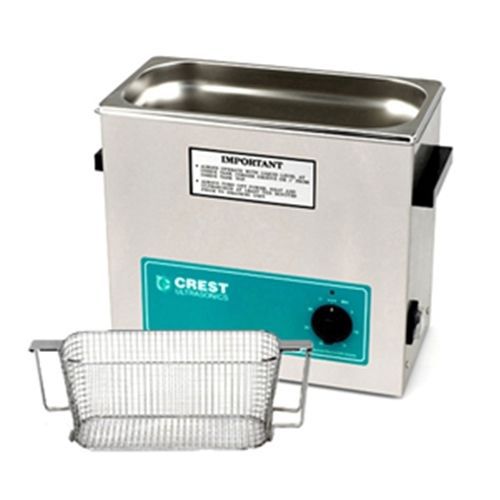 Crest CP230T Ultrasonic Cleaner with Mesh Basket-Analog Timer